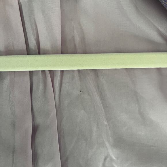 ♥️ Alberto Mikali Vintage Purple Cropped Tweed Military Jacket Size 4 - Picture 10 of 10